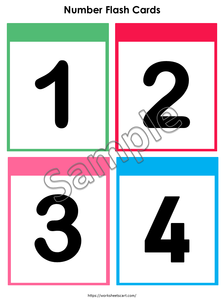 Alphabet & Number Flashcards Printable | Uppercase & Lowercase ABC and Numbers 1–10, WWF104