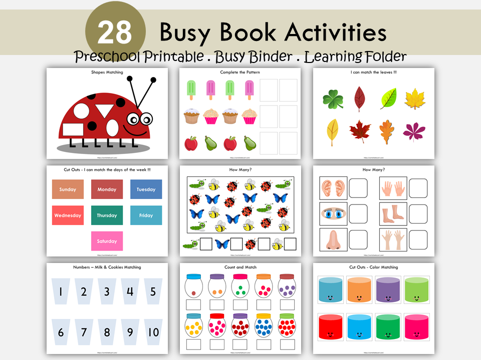 busy-book-printable-busy-binder-preschool-busy-book-toddler-busy-bo-worksheetscart for Busy Binder Printables Pdf Free Download Busy Book Printable, Busy Binder, Preschool Busy Book, Toddler Busy Bo – WorksheetsCart for Busy Binder Printables Pdf Free Download