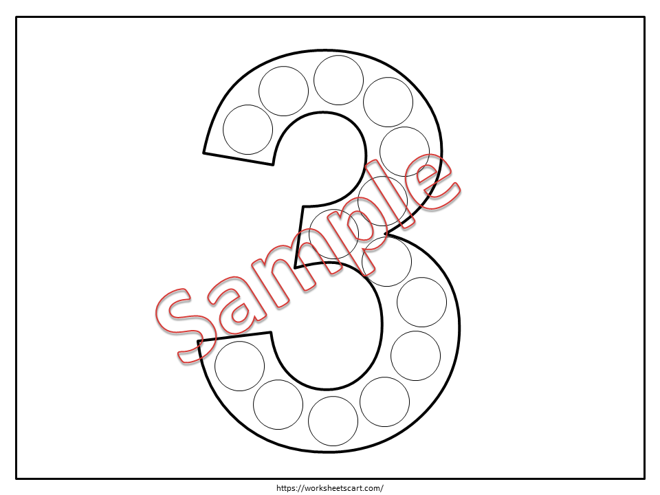 DDot and Learn: Alphabet and Numbers Fun! ABC and 123 Dot Marker Worksheets, Do a Dot Letters Activity Pages, Fine Motor Skills, PDF Download, WWF140