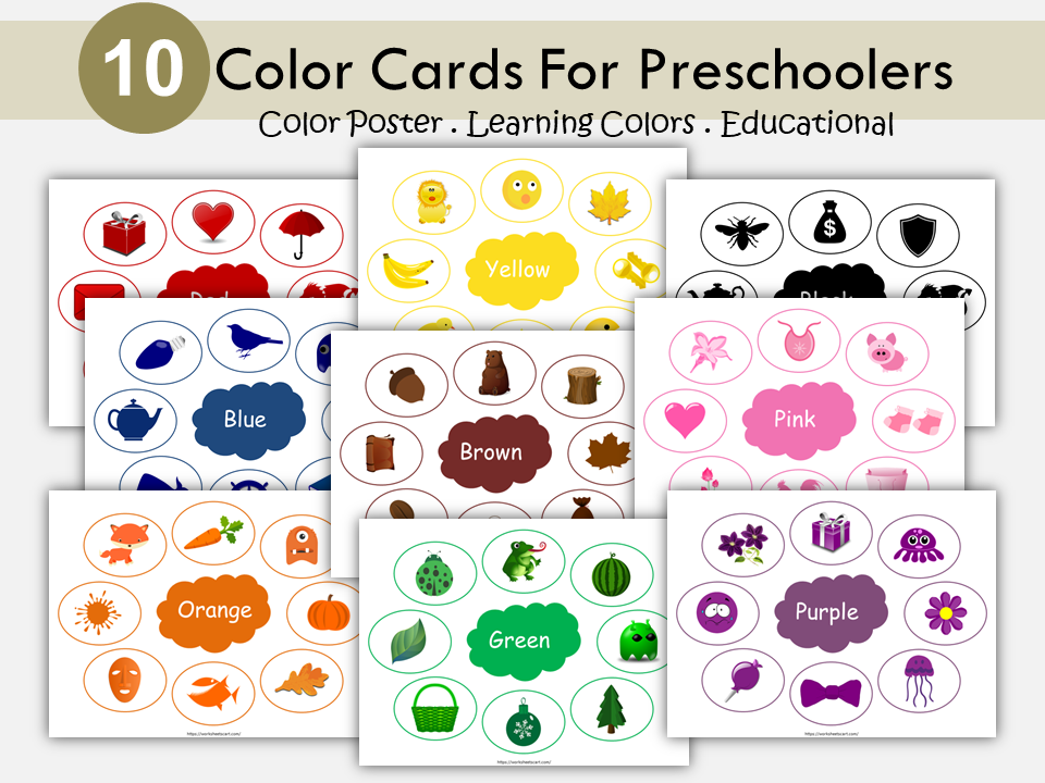 Color Poster, Classroom Decor, Color Display, Colour Display, Classroom Display, Kindergarten, Preschool, Educational Posters, WWF172