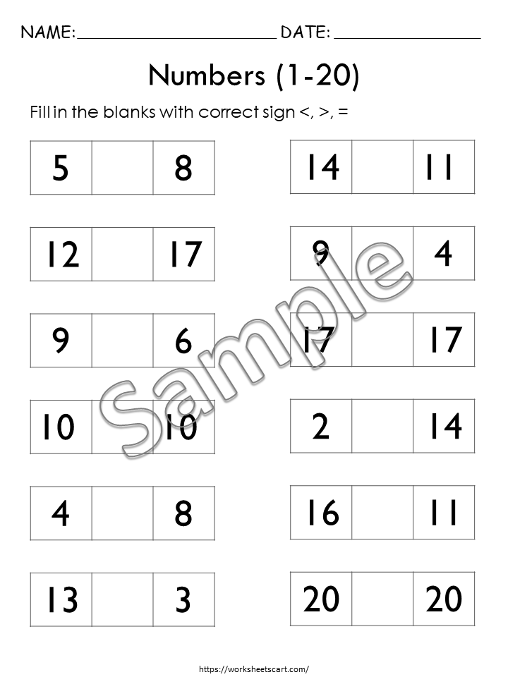 186 Toddler & Preschool Printable Worksheets Bundle – Alphabet & Numbers Learning Pack, WWF192