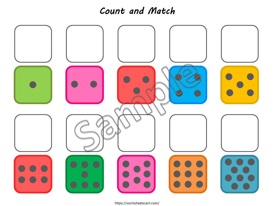 Numbers Counting Worksheets, Numbers 1-10, Number Busy Book Pages, Learning Activities for Toddlers, Matching Game, Homeschool, PDF Download, WWF224