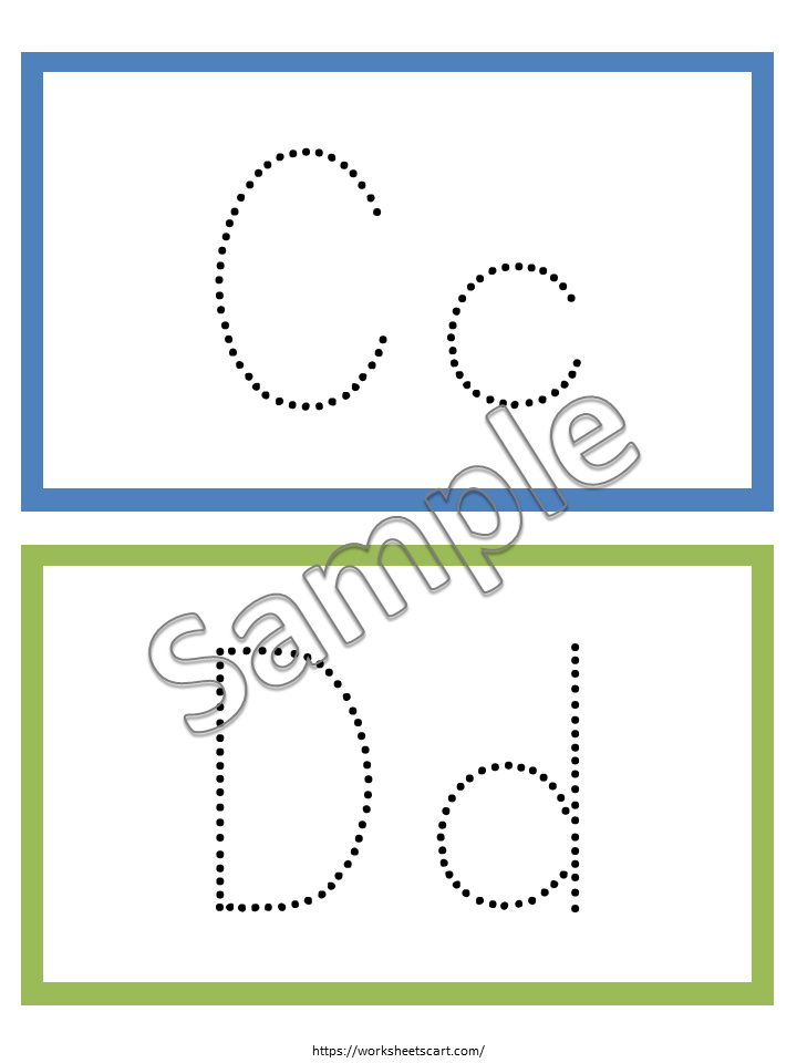 Alphabet Tracing, A to Z Cards Printable, Tracing ABC Letters for Kids, Alphabet Flashcards, Alphabet Worksheets, Kids Handwriting Practice, WWF226