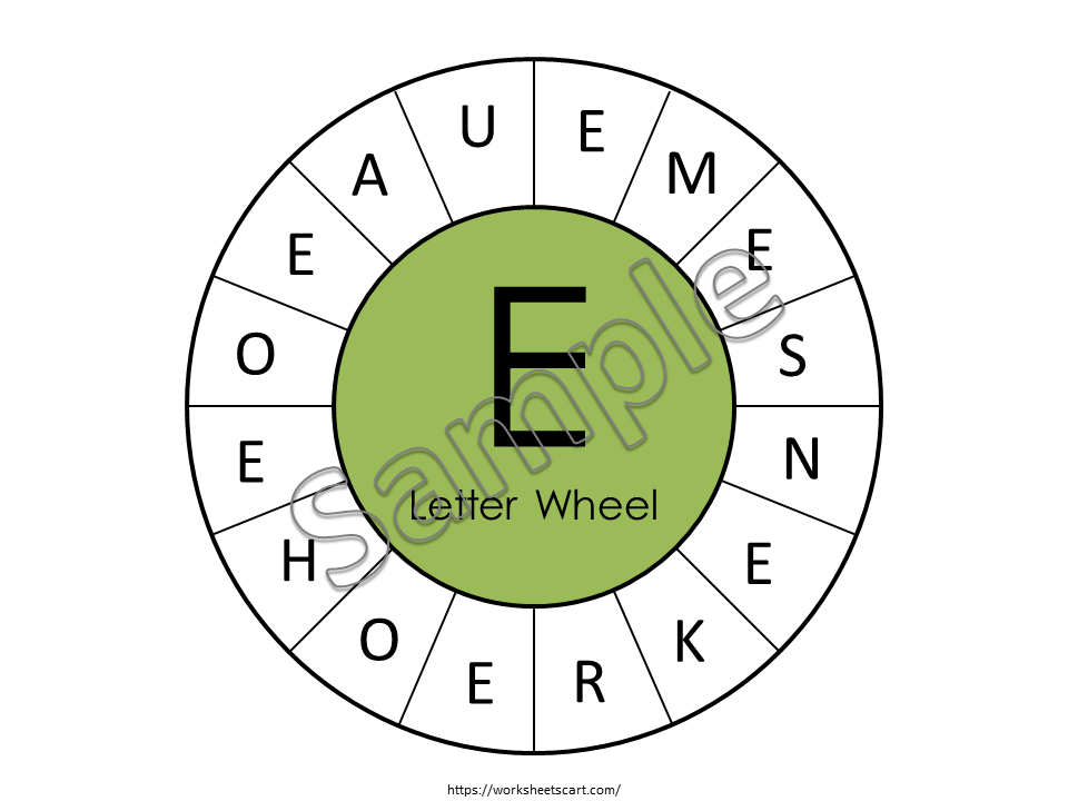 Alphabet Matching Wheel Cards Printable – Letter Recognition Clip Activity A–Z, WWF228