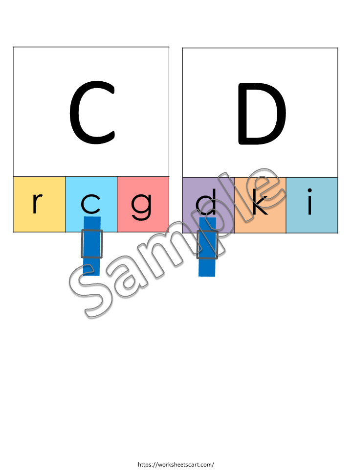 Alphabet Cards Preschool, Alphabet Flashcards Sounds, Alphabet Clip Card, Uppercase and Lowercase Letters Flashcards, Toddlers Activity, WWF230