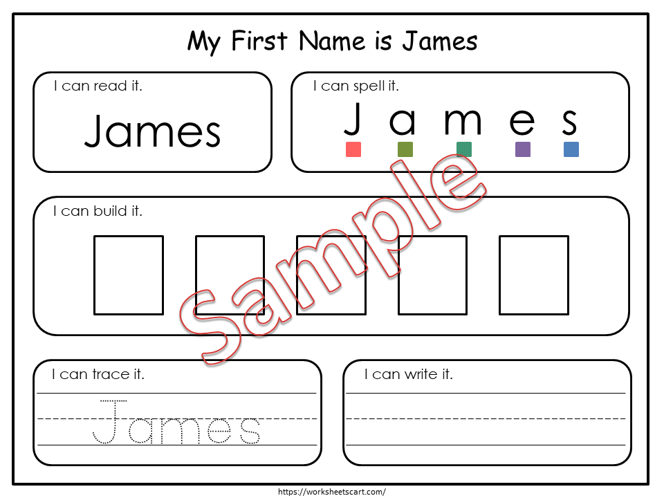 Name Mat, I Know My Name, Custom Name Tracing Sheets, First & Last Name Worksheets, Dry Erase Name Mats, Preschool Printable, Educational, WWF258