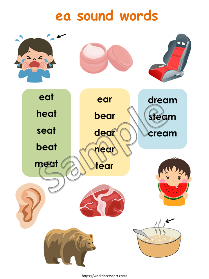 Phonics Reading Worksheets Printable – 16 Picture Phonics Spelling Pages, WWF317