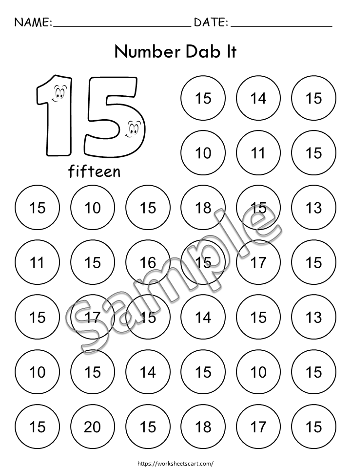 Number of the Day, Number of the Week, Numbers 11-20 Printable, Math Worksheets, Learning Binder, Preschool Curriculum, Kindergarten Tracing, WWF319