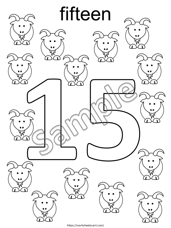 Number of the Day, Number of the Week, Numbers 11-20 Printable, Math Worksheets, Learning Binder, Preschool Curriculum, Kindergarten Tracing, WWF319