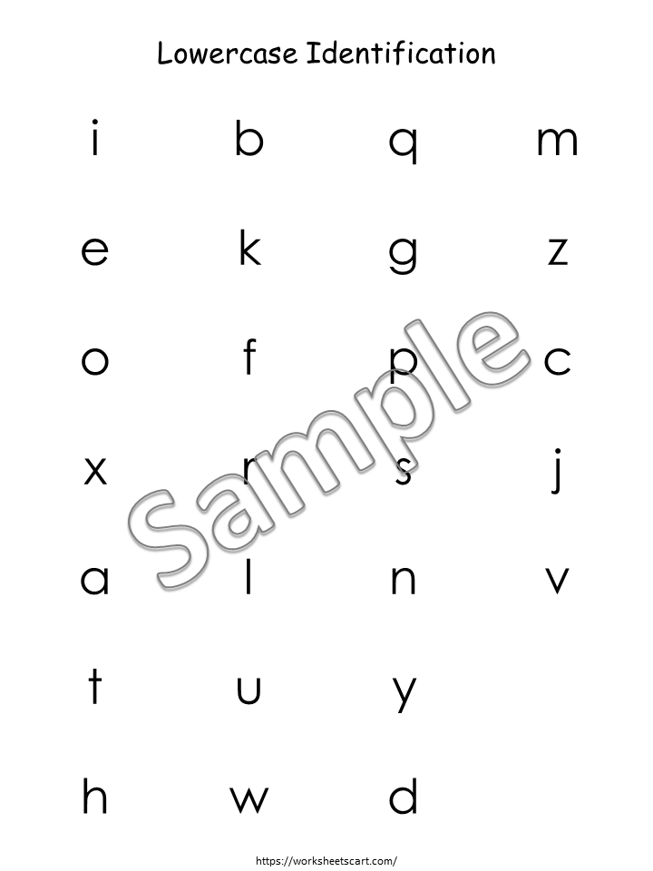 Alphabet Review and Assessment Worksheets Printable | ABC Activities | Uppercase Lowercase Matching | Letter Tracing | Phonics | ABC Order, WWF332