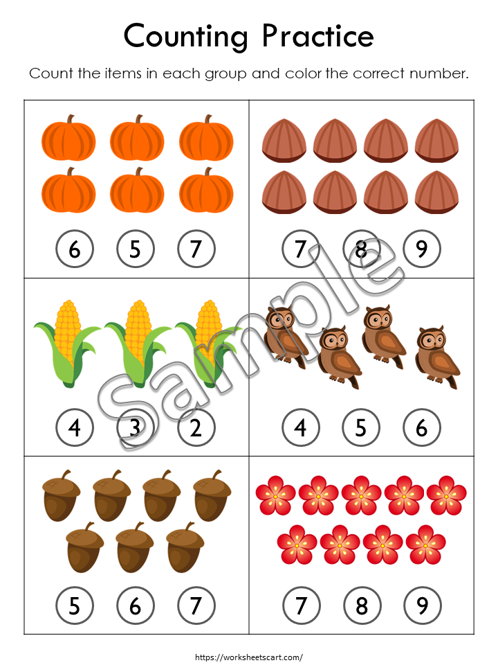 Autumn Activities, Autumn Activity Book, Preschool Worksheets Printable, Fall Busy Book, Fall Words, Coloring Pages, Alphabet, Number, WWF380