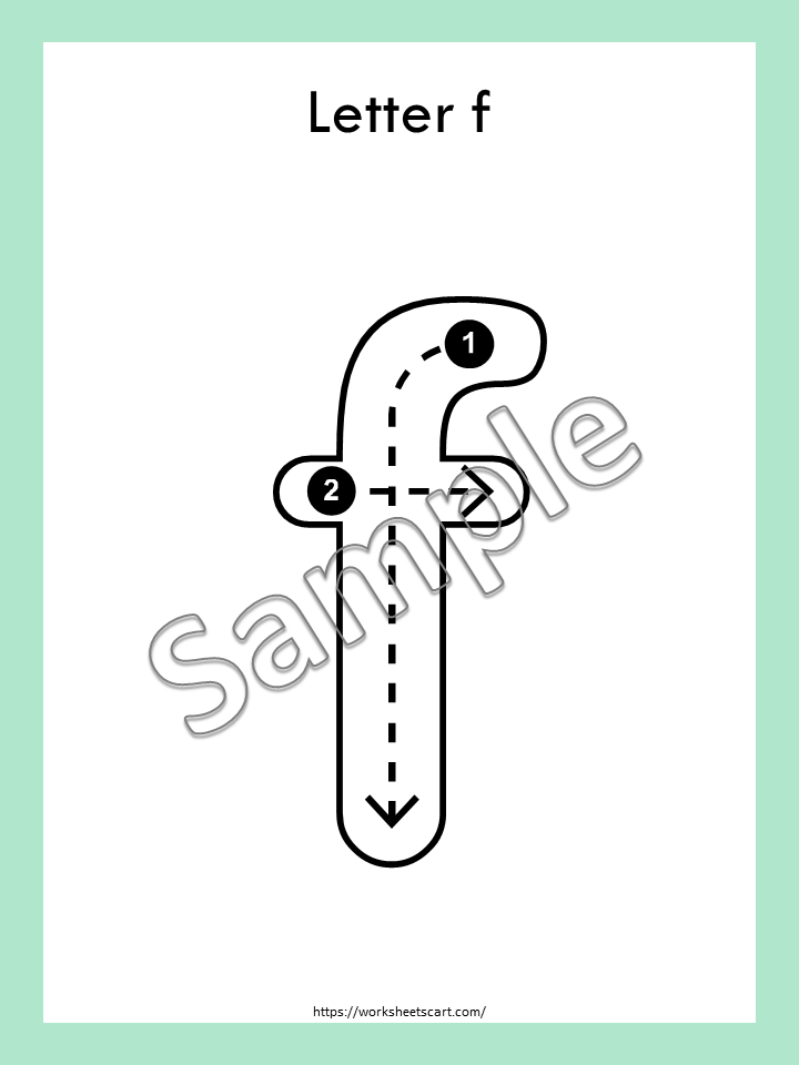 Lowercase Alphabet Tracing Worksheets A–Z | Full Page Letter Writing Practice for Preschool & Kindergarten, WWF404