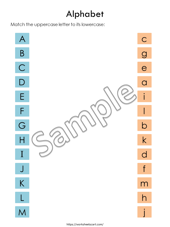 Alphabet Worksheets, Preschool Printables, Toddler Alphabet Workbook, Letters A to Z Tracing & Coloring, Letter Recognition, Alphabet Review, WWF405