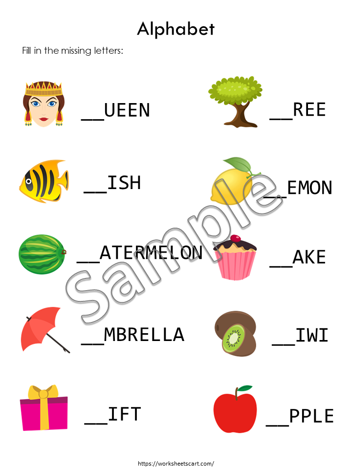 Preschool Alphabet Worksheets Printable Bundle | ABC Tracing Letter Recognition Phonics Activities for Pre-K Kindergarten | Toddler Learning, WWF405
