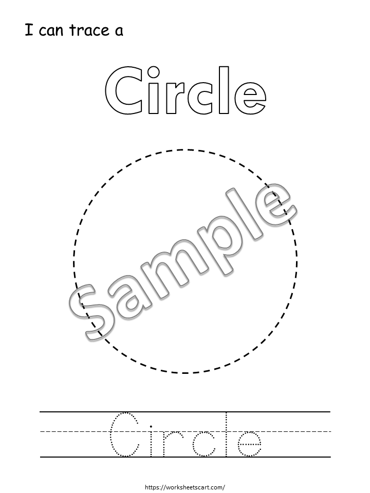 2D Shapes Tracing Worksheets | Preschool & Kindergarten Math Activities | Shape Recognition Practice | Instant Download PDF, WWF408