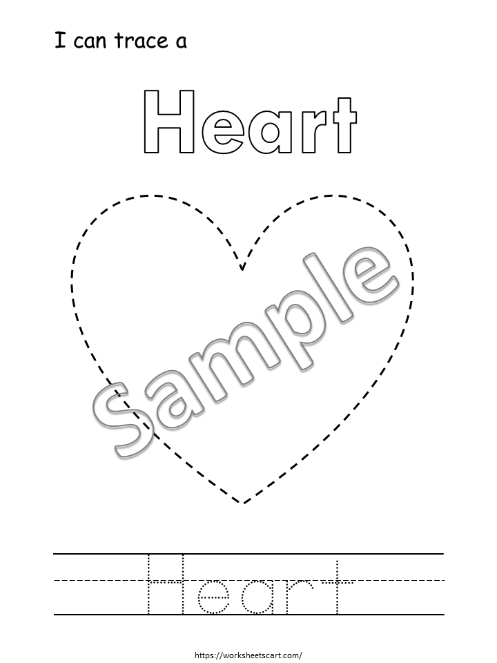 2D Shape Tracing Worksheets Printable – Shape Coloring & Name Tracing | Preschool & Kindergarten Geometry Activity, WWF408