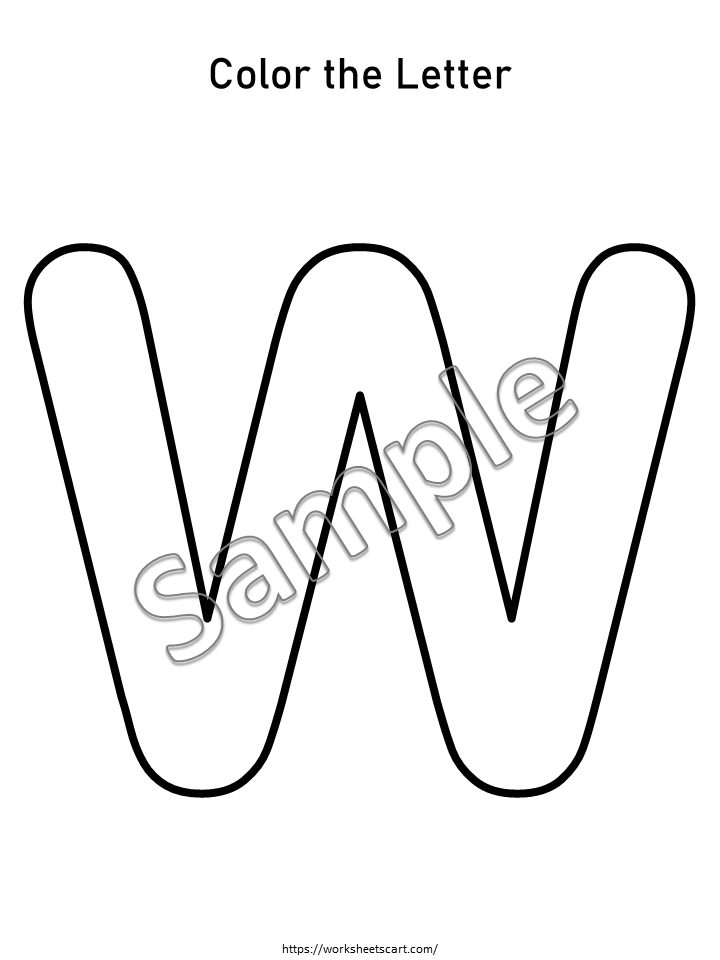 Alphabet Coloring Pages, Preschool ABC Coloring Book, Preschool Activity, Preschool Printable, Preschool Letters, Preschool Worksheets, WWF409