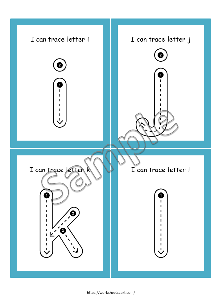 Alphabet Tracing Cards Printable A–Z Uppercase & Lowercase | Handwriting Practice for Preschool & Kindergarten, WWF425