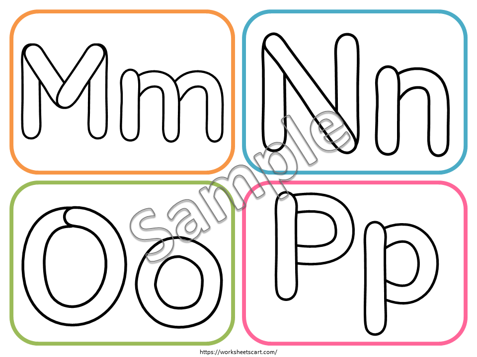 Alphabet Playdough Mats Printable | Uppercase and Lowercase Letter Tracing Cards for Preschool, Pre-K, Kindergarten | Fine Motor Activity, WWF432