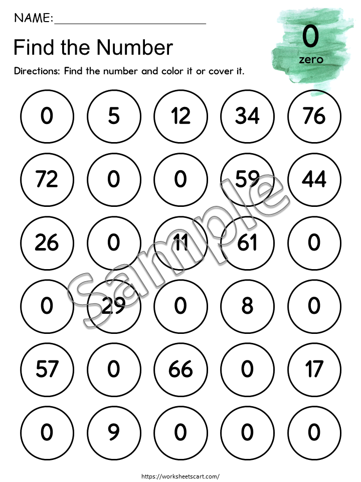 Number Search- Math Worksheets-Number Hunt-Recognition-Identification-Number Practice-Early Math-Number Sense-Digital-Printable-Resource, WWF440