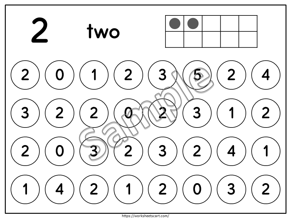 Number Search Worksheets Printable, Kindergarten Math, Numbers to 20, Counting, Instant Download, PreK, Homeschool, Teacher Resources, WWF466