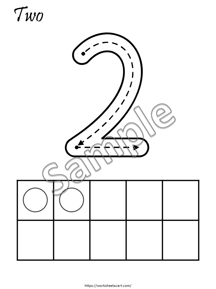 20 Number Tracing Worksheets, Traceable Numbers, Preschool Worksheets, 1-20 Printable Number Tracing, Playdough Mats, Handwriting Practice, WWF475