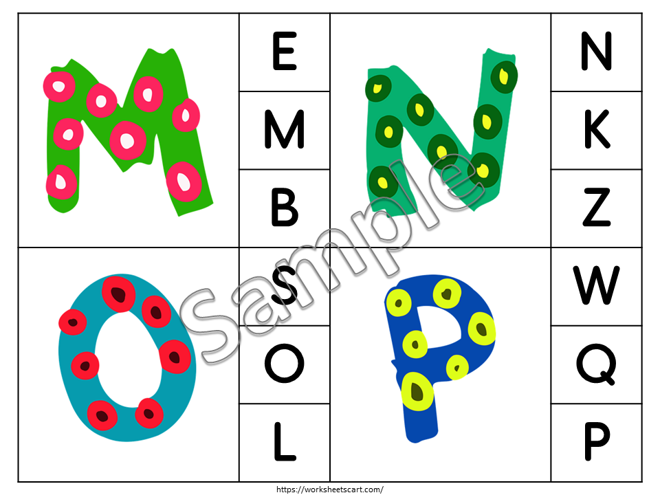 Alphabet Clip Cards Phonics, A-Z Letters Flashcards, Alphabet Matching Activity, Letter Sounds, Preschool Printable, ABC Cards, Kindergarten, WWF480