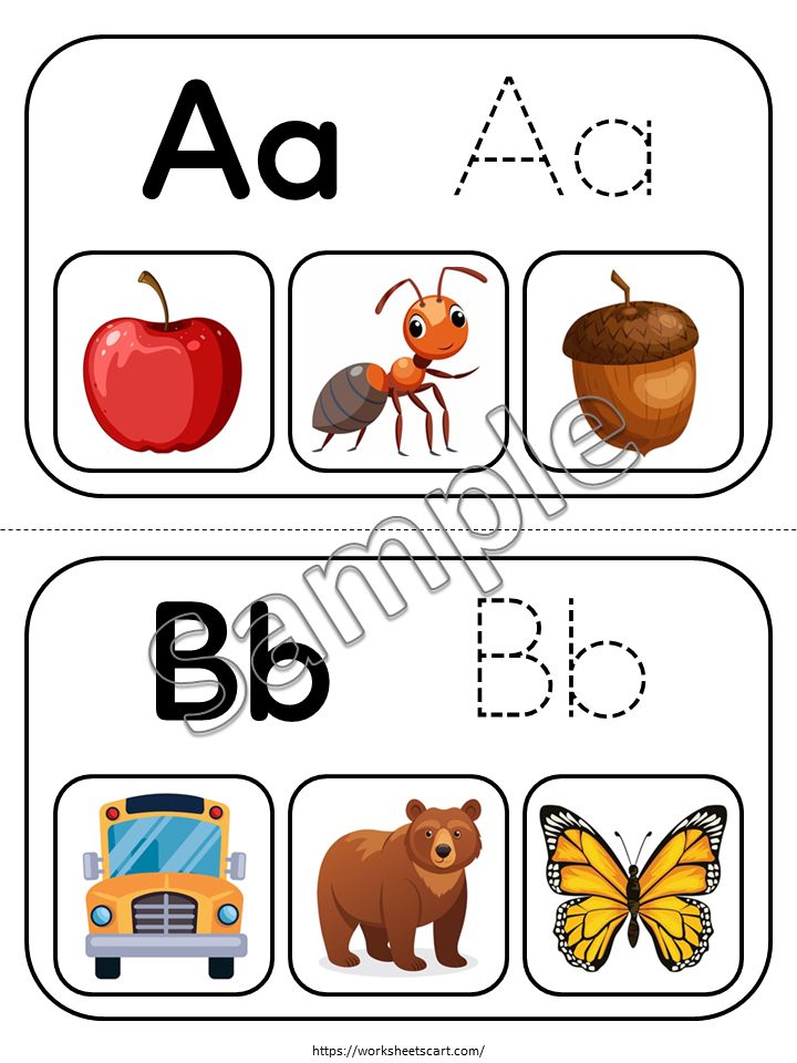 Beginning Sound Letter Matching Game | Alphabet Phonics Activity | Preschool and Kindergarten | Read and Trace Letters | Preschool Literacy Center | ABC Sound Match, WWF498