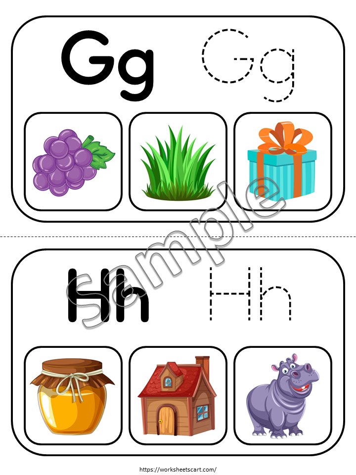 Beginning Sound Letter Matching Game | Alphabet Phonics Activity | Preschool and Kindergarten | Read and Trace Letters | Preschool Literacy Center | ABC Sound Match, WWF498