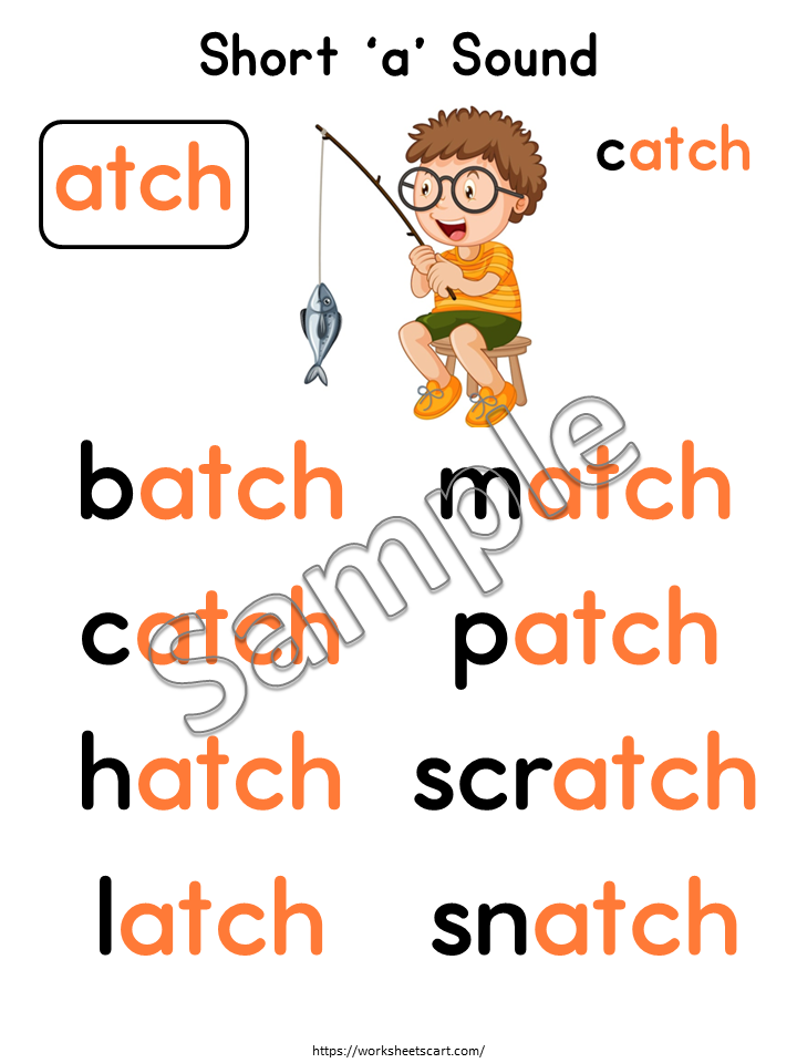 Phonics Patterns Book Printable | Reading Practice for Kids | Early Reader Phonics, WWF509