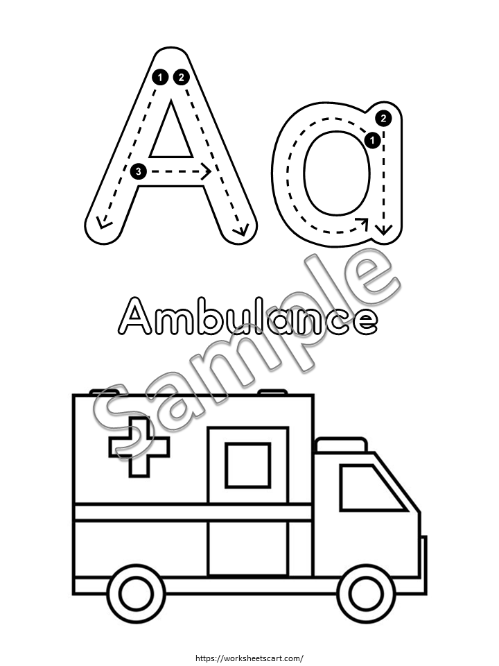 269 Alphabet Letters Printable Worksheets, Letter of the Week, A to Z Letter Sounds, Learn to Write, Preschool Kindergarten Homeschool, WWF511
