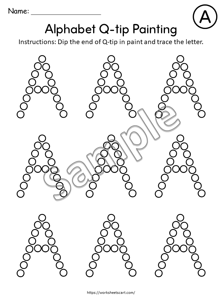 269 Alphabet Letters Printable Worksheets, Letter of the Week, A to Z Letter Sounds, Learn to Write, Preschool Kindergarten Homeschool, WWF511