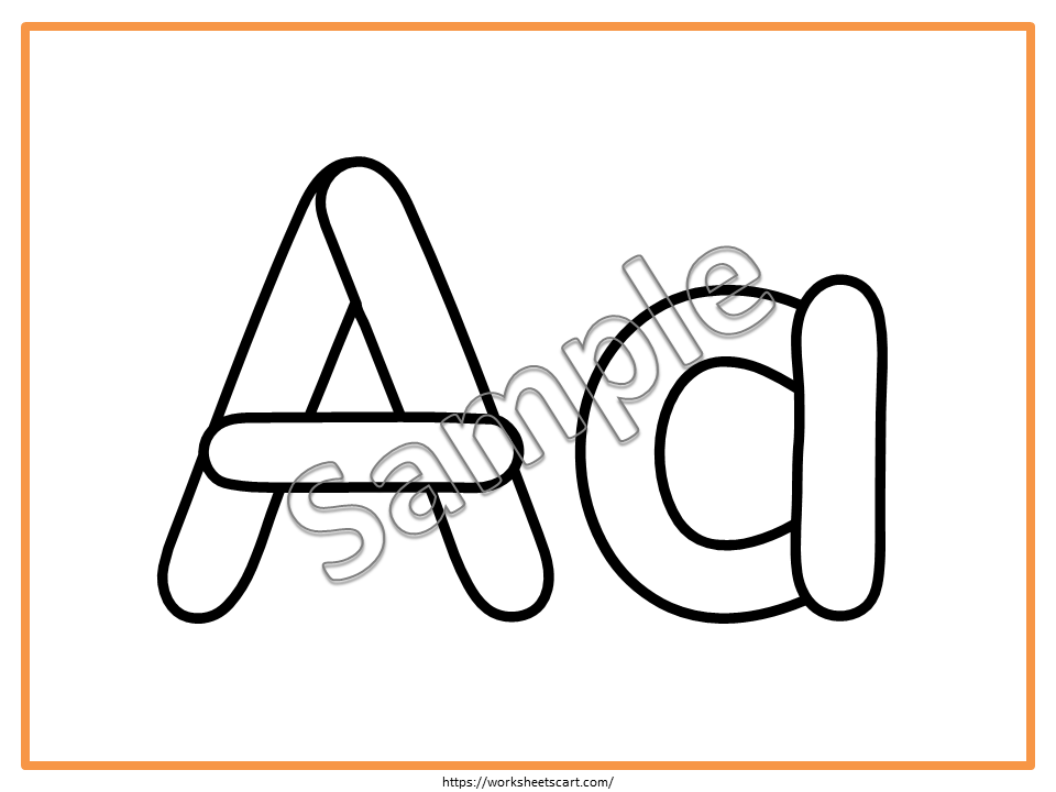 Alphabet Playdough Mats | Uppercase & Lowercase Letter Formation Printable for Preschool, WWF513