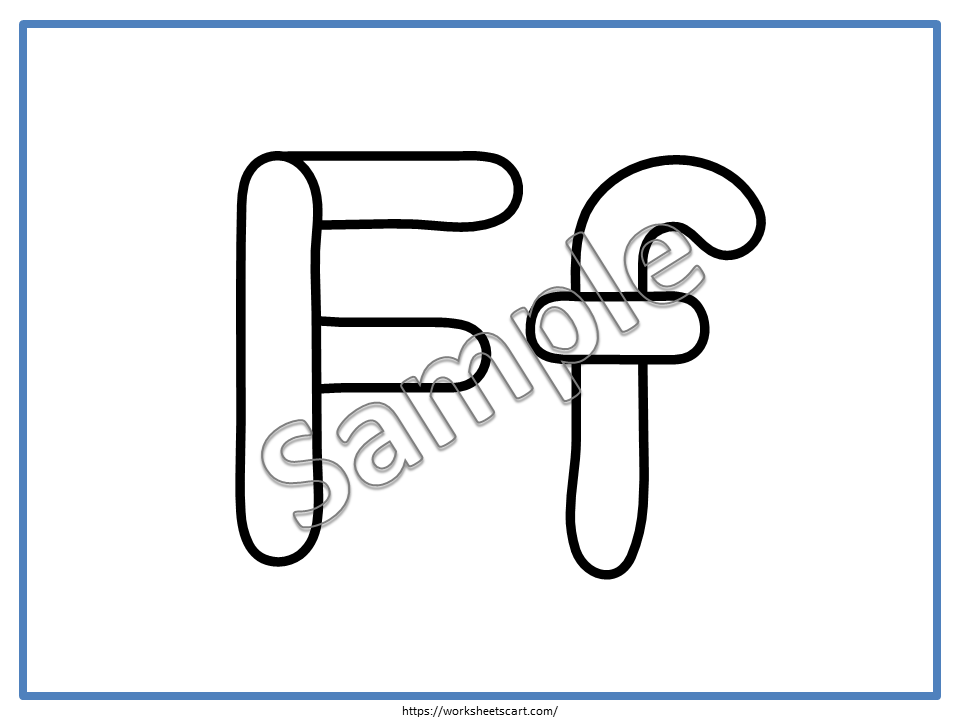 Alphabet Playdough Mats | Uppercase & Lowercase Letter Formation Printable for Preschool, WWF513