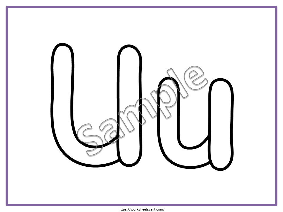 Alphabet Playdough Mats | Uppercase & Lowercase Letter Formation Printable for Preschool, WWF513