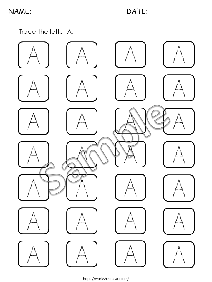 Alphabet Tracing Worksheets, Alphabet Trace, ABC Handwriting Practice, Letter Tracing Printable, Homeschool, Instant download, WWF101