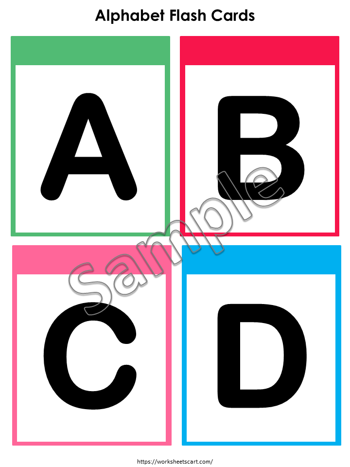 Alphabet Flashcards, ABC Letters Cards, Preschool Kids Curriculum Prin – WorksheetsCart alphabet-flashcards-abc-letters-cards-preschool-kids-curriculum-prin-worksheetscart
