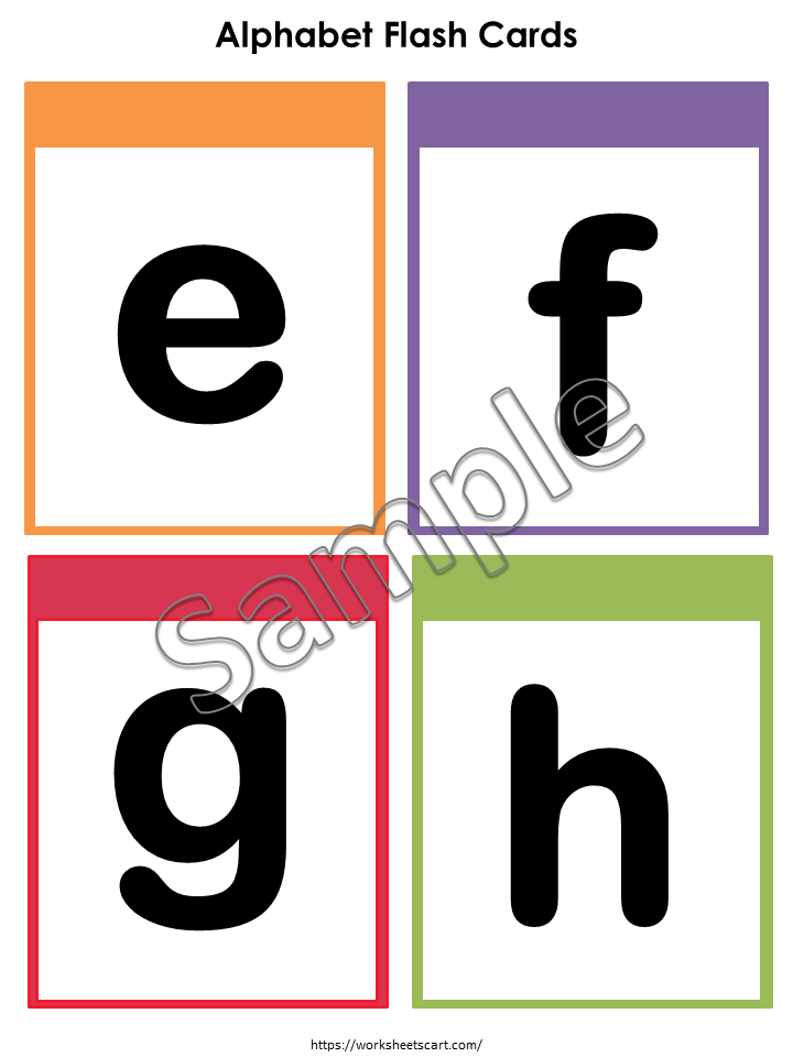 Alphabet Flashcards, ABC Letters Cards, Preschool Kids Curriculum Prin – WorksheetsCart alphabet-flashcards-abc-letters-cards-preschool-kids-curriculum-prin-worksheetscart