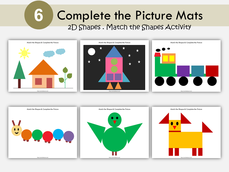 Shapes To Kids Worksheet