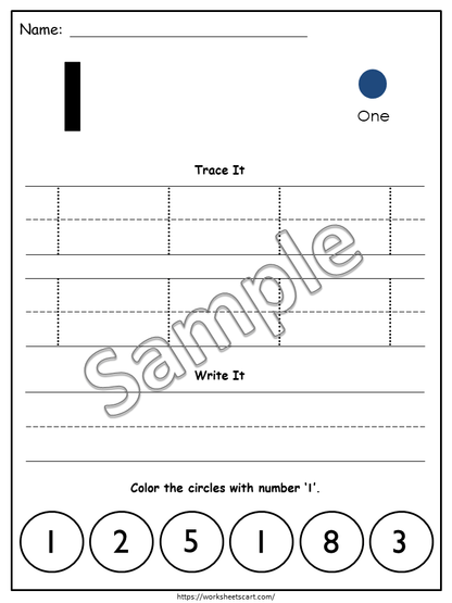 Alphabet and Number Worksheets, Preschool Learning, Kindergarten Tracing Printable, Toddler Montessori Activities, Digital Download, WWF173