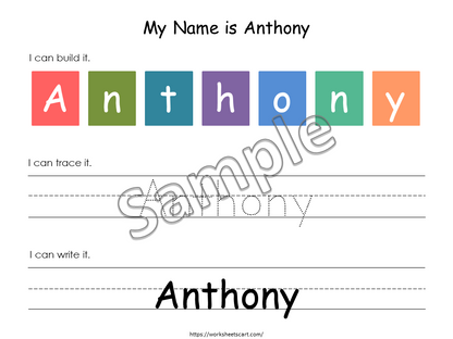 Life Skills Practice Sheets Printable, Toddler Busy Binder, Kids Name, Phone Number, Address, Birthday, Preschool, Kindergarten Curriculum, WWF316