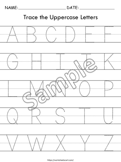 Preschool Printable, Tracing Worksheets for Kids, Preschool-Kindergarten Activities, Preschool Curriculum, Handwriting, Toddlers, Homeschool, WWF345