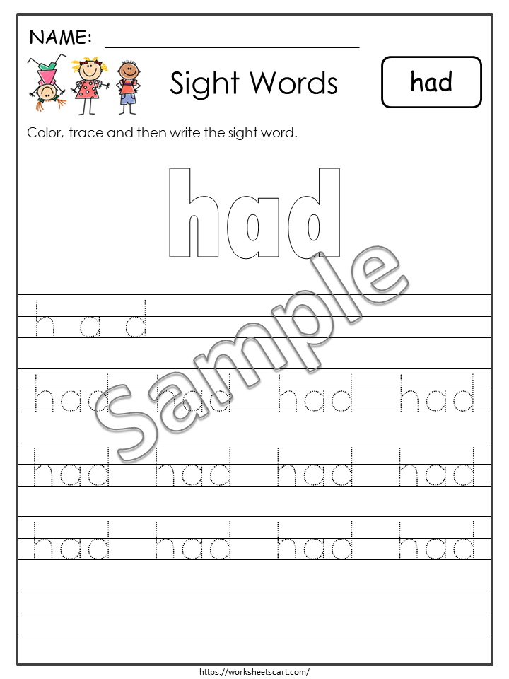 41 Printable Sight Words Worksheets, Dolch Grade 1 Sight Word Practice, Learn to Read, Phonics Book, Toddlers Spelling, Grade 1, Homeschool, WWF360