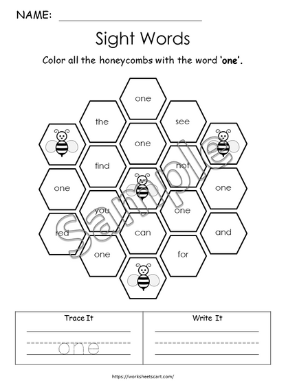 Sight Words Kindergarten, Dolch Pre Primer Words Practice, High Frequency Words, Kindergarten Phonics, Learn to Read, Spelling, Homeschool, WWF363