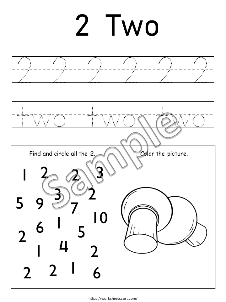 Number Tracing Worksheets 1-10, Preschool Printable, Kids Handwriting Practice, Kindergarten Worksheets, Learning Numbers, Instant Download, WWF419