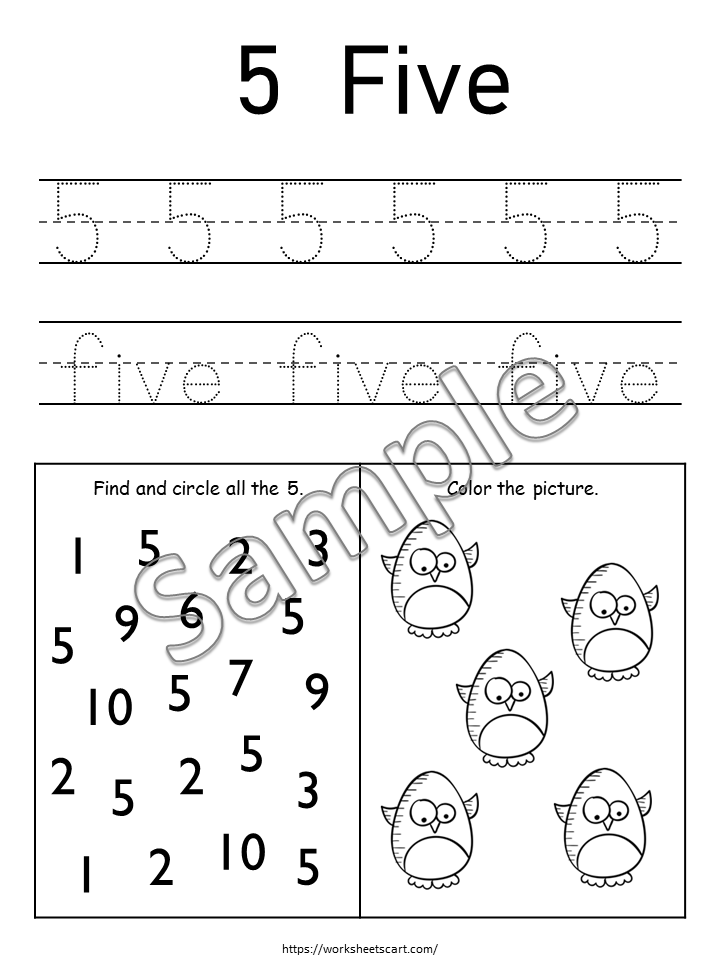 Number Tracing Worksheets 1-10, Preschool Printable, Kids Handwriting Practice, Kindergarten Worksheets, Learning Numbers, Instant Download, WWF419