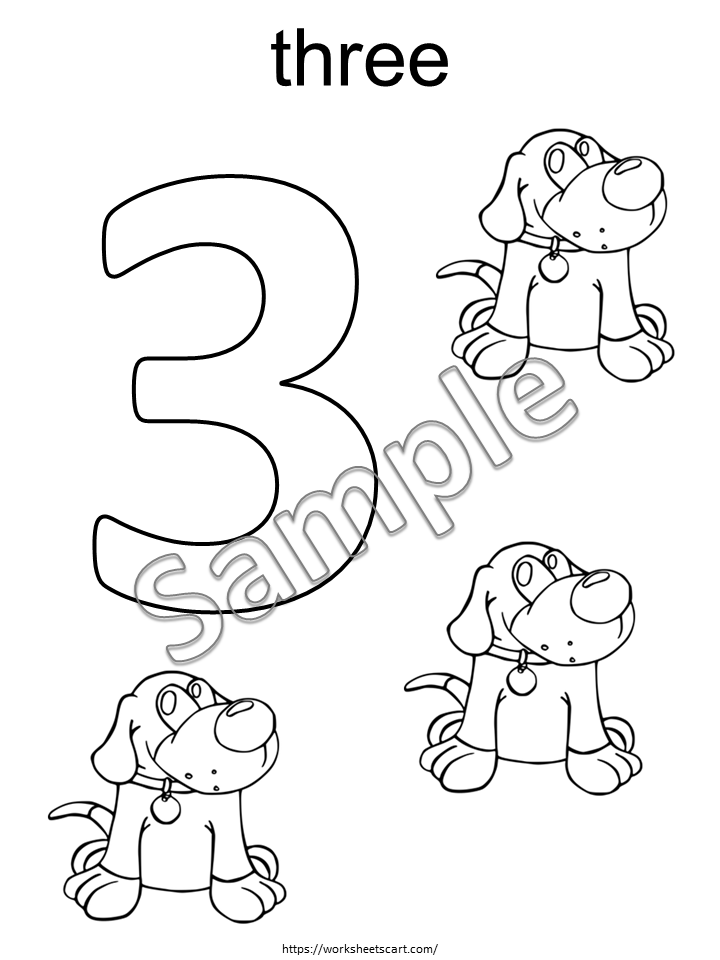 Number Coloring Pages (1-20) Printable, Preschool Worksheets, Coloring Pages for Kids,  Kindergarten Activity, Homeschool, Instant Download