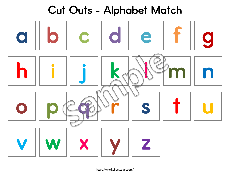 Alphabet Matching Mat, Letters Activity for Preschool, ABC Printable, Homeschool Kindergarten Worksheet, Busy Book Binder, Digital Download