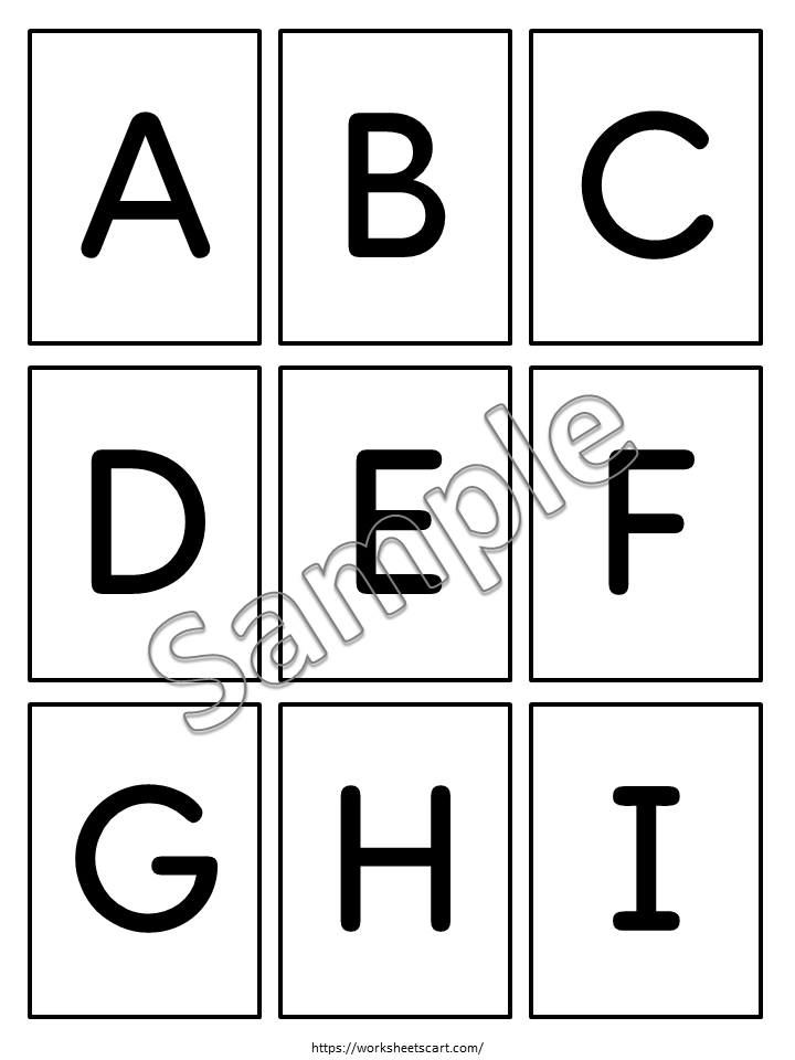 Flashcards Bundle Printable - Alphabet and Numbers 0-30, WWF504