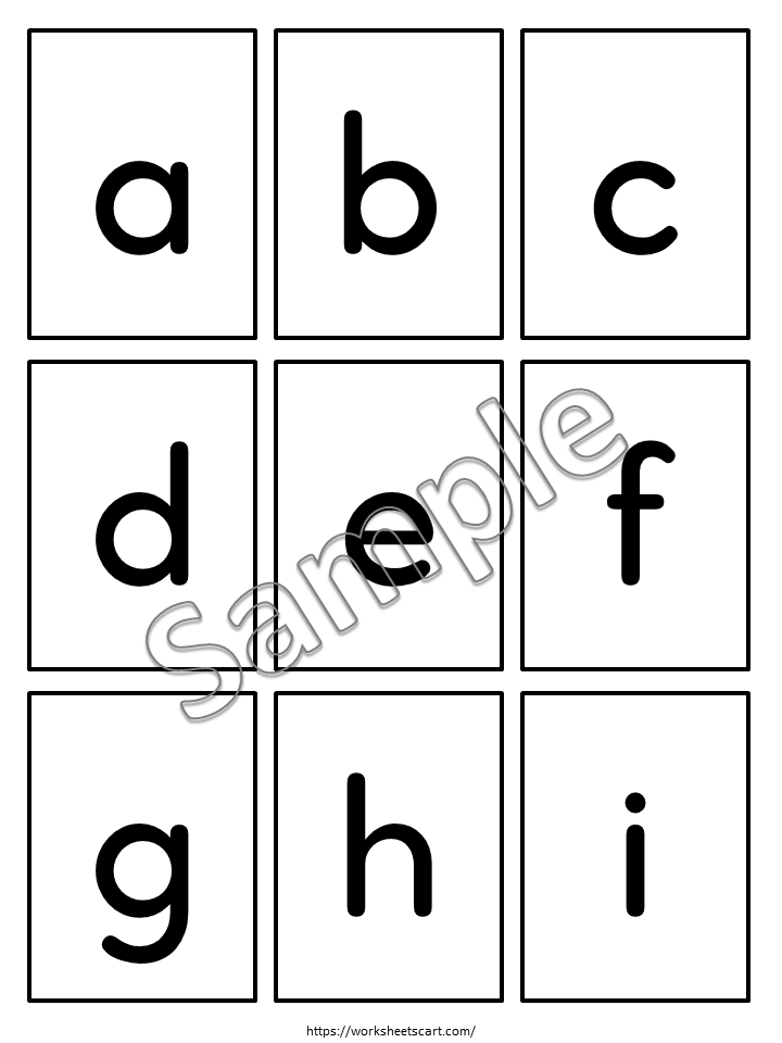 Flashcards Bundle Printable - Alphabet and Numbers 0-30, WWF504